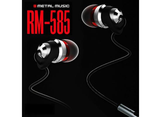 Remax Metal Music Earphone Hd RM-585